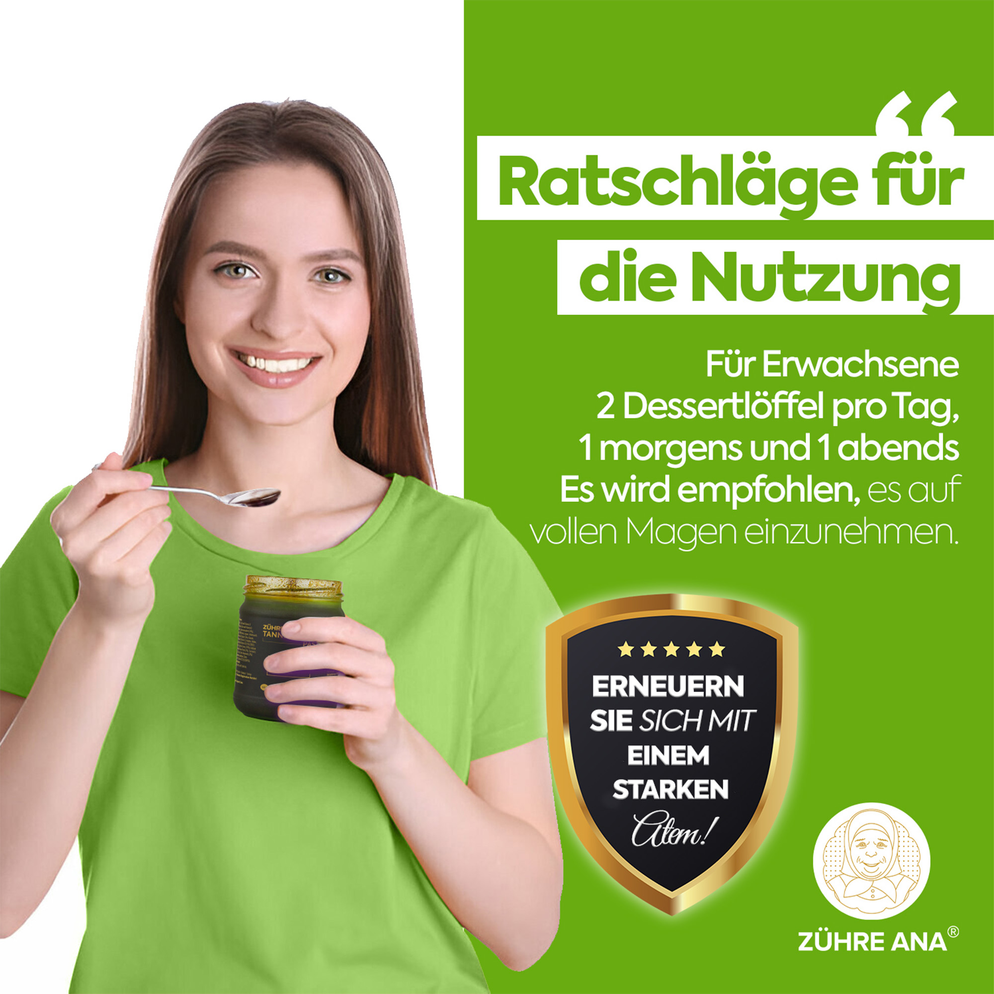 Zühre Ana Tannenzapfenpaste–Natürliche Atemunterstützung mit Vitaminen - Görsel 8