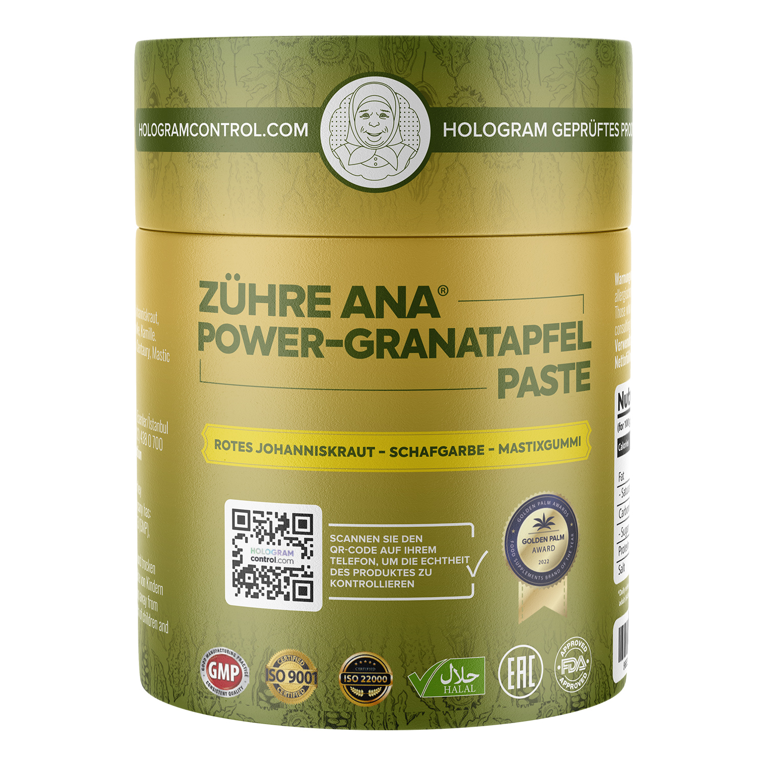 Zühre Ana Power-Granatapfel-Paste Natürliche Hilfe bei Magenproblemen