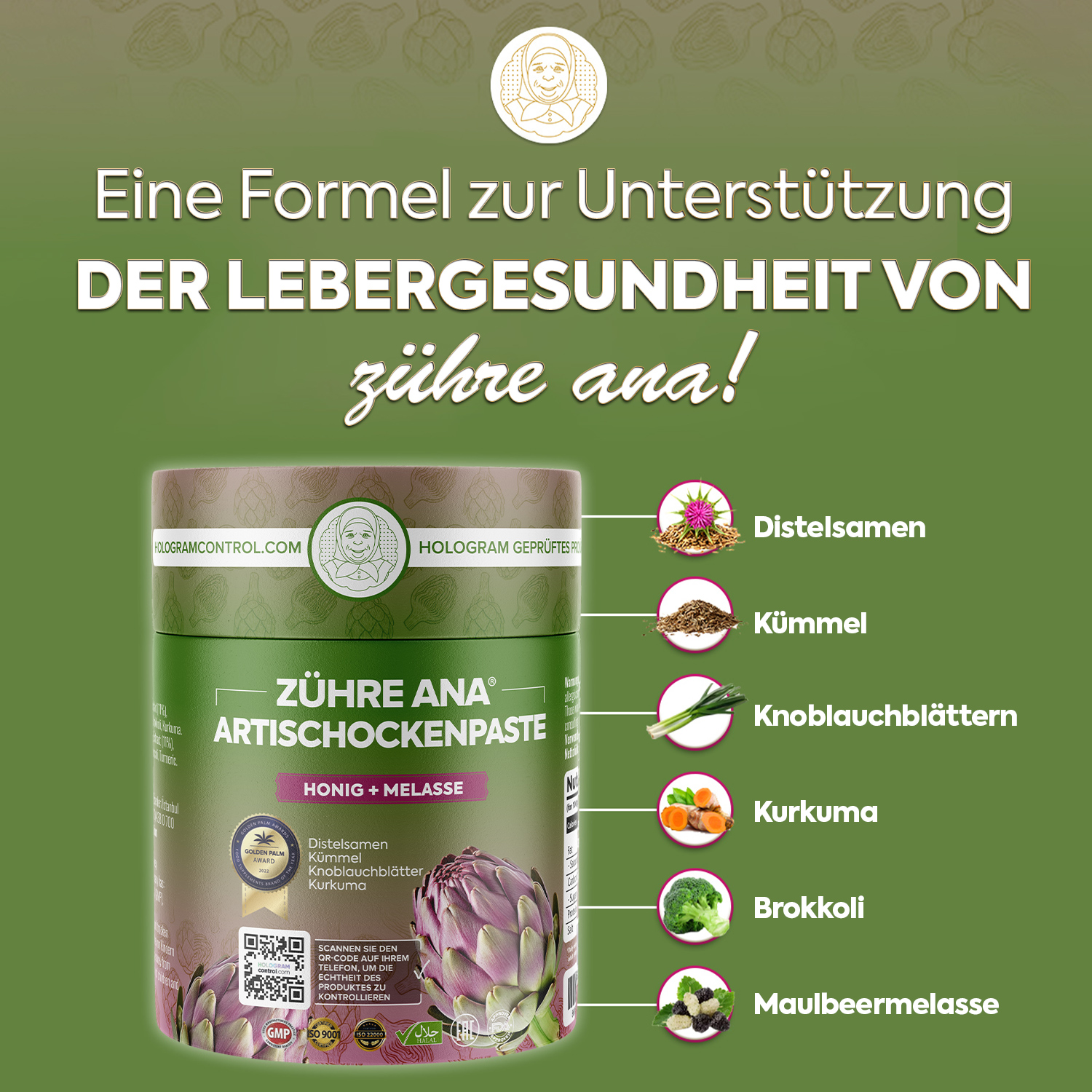 Zühre Ana Artischocken Paste–Reguliert Leber, Niere, Galle und Darm - Görsel 2