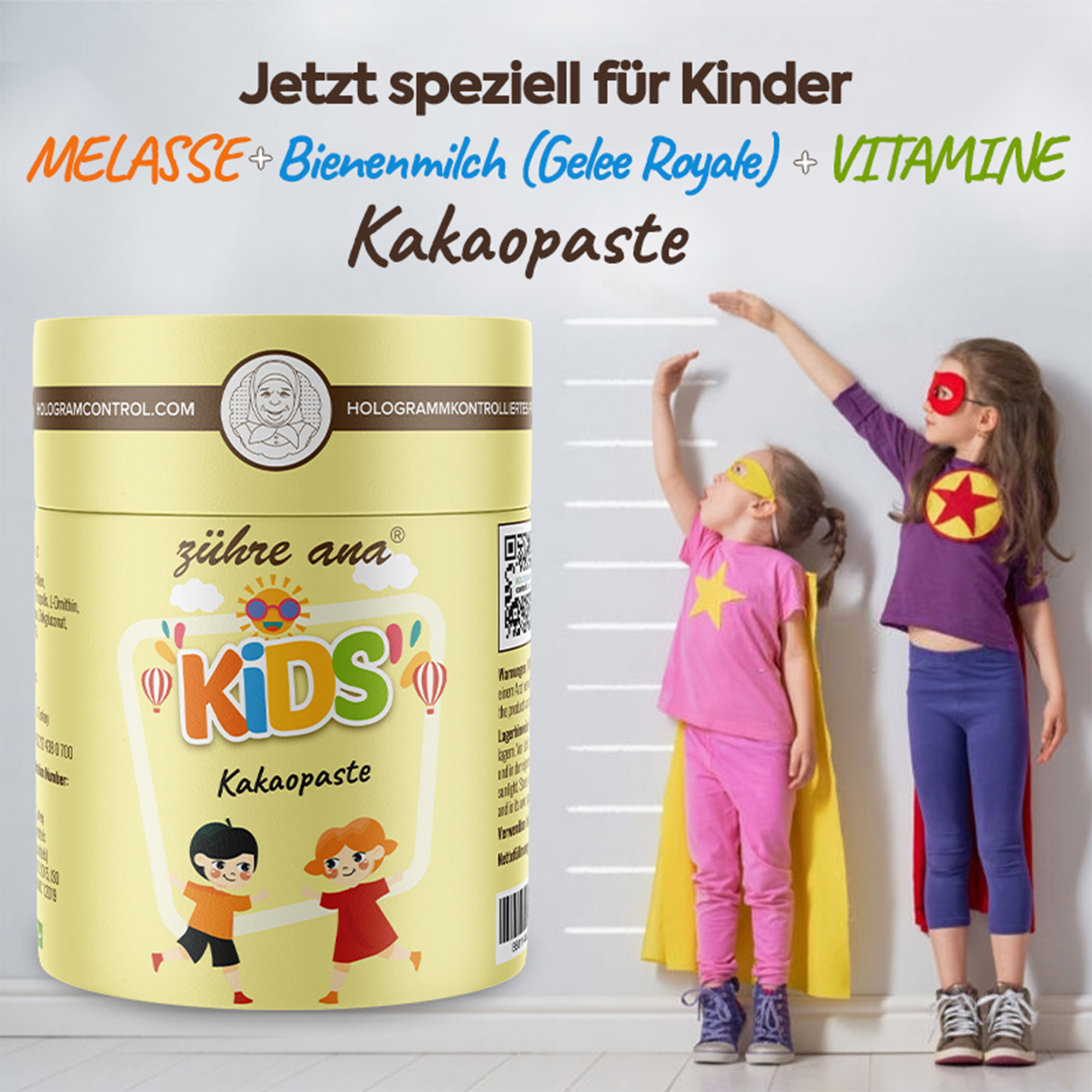 Zühre Ana Kinder Kakao Paste-Immunsystem, Multivitamin - Görsel 2