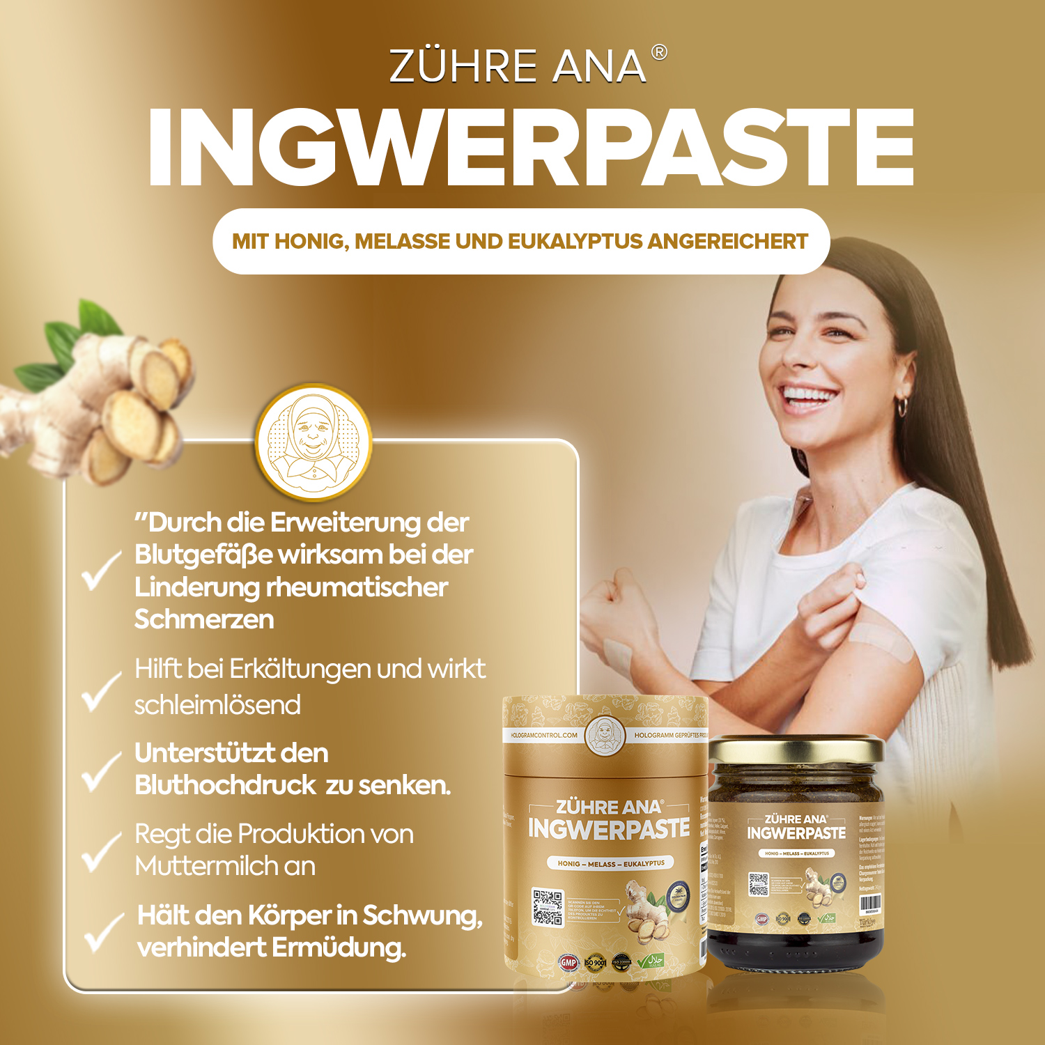 Zühre Ana Ingwerpaste – natürlicher Immunsystem-Booster - Görsel 2