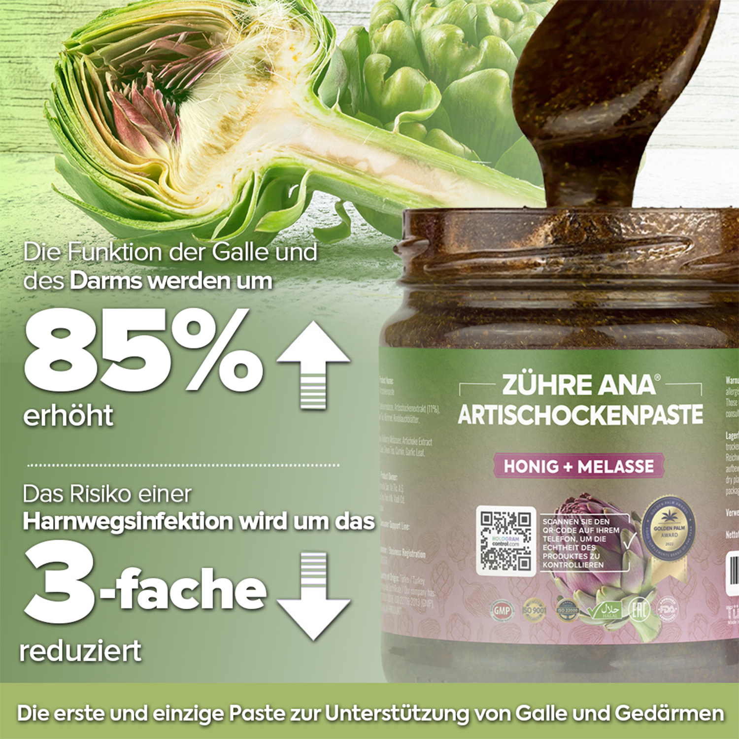 Zühre Ana Artischocken Paste–Reguliert Leber, Niere, Galle und Darm - Görsel 3