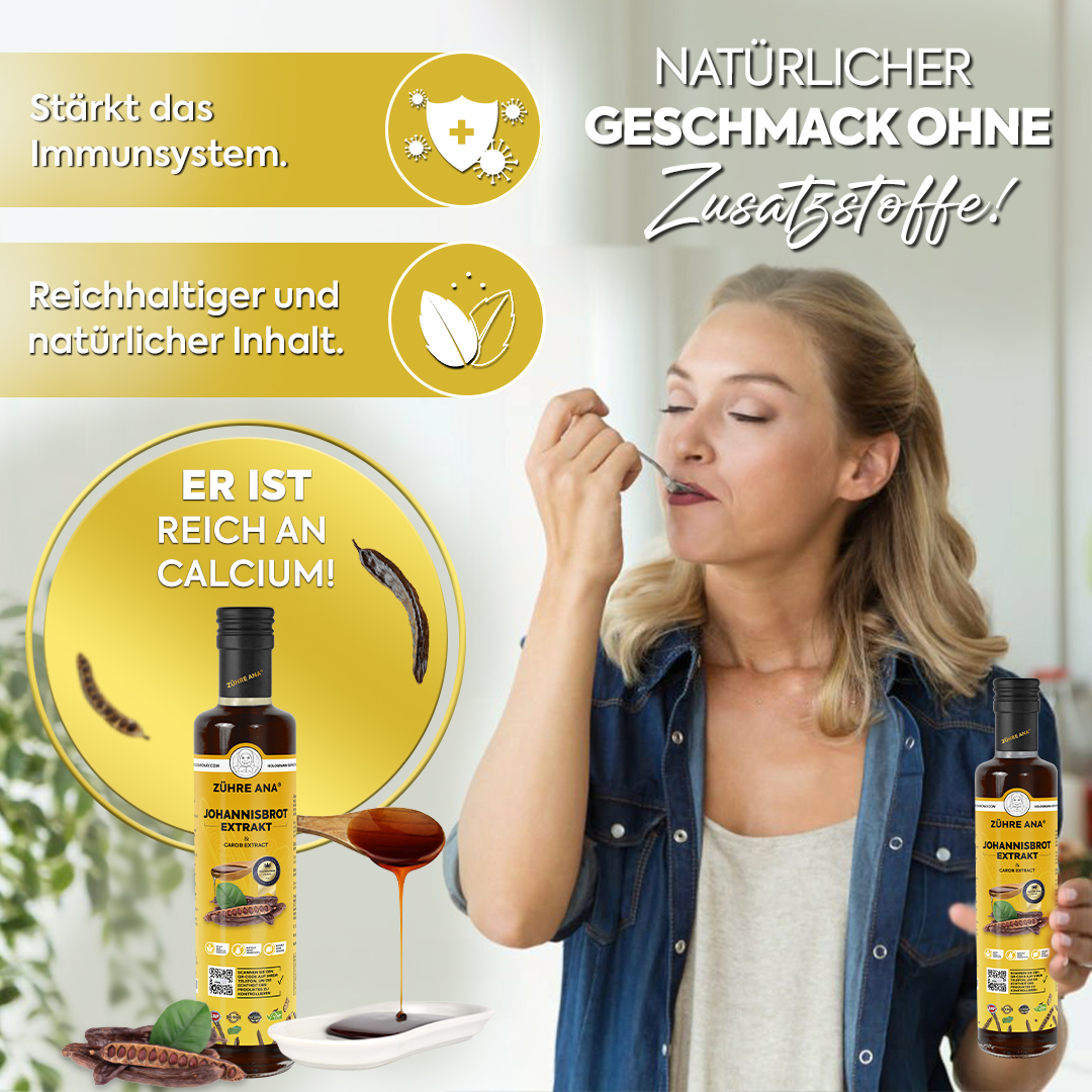 Zühre Ana Johannisbrot Extrakt – Natürliche Atemunterstützung mit Vitaminen - Görsel 5