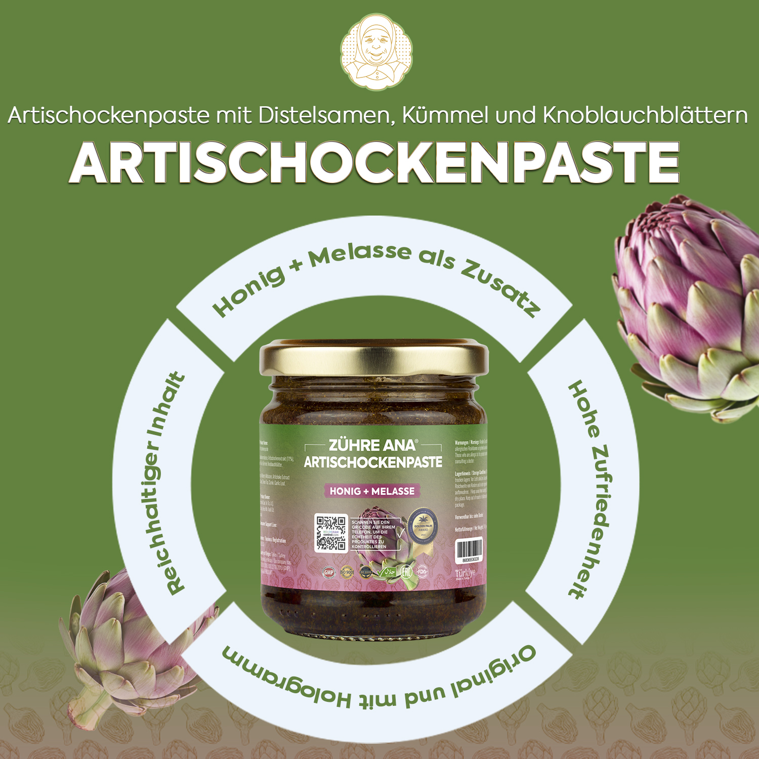 Zühre Ana Artischocken Paste–Reguliert Leber, Niere, Galle und Darm - Görsel 6