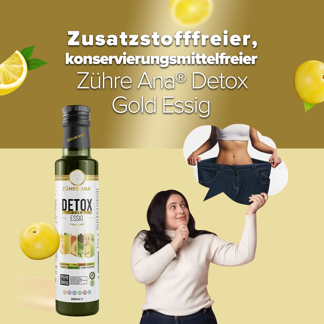 Zühre Ana Detox Golden Vinegar – Natürlicher fermentierter Essig zur Gewichtskontrolle - Görsel 7