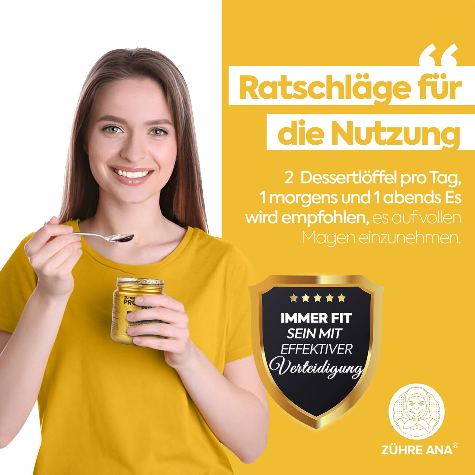 Zühre Ana Propolispaste. 100 % natürlich! Gelée Royale - Görsel 8