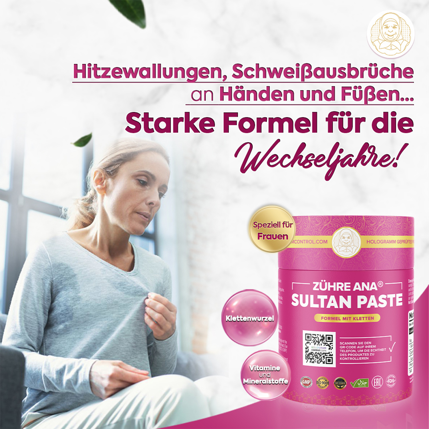 Zühre Ana Sultan Paste – Bei Menstruation, Wechseljahrsbeschwerden und Gebärmuttergesundheit - Görsel 2