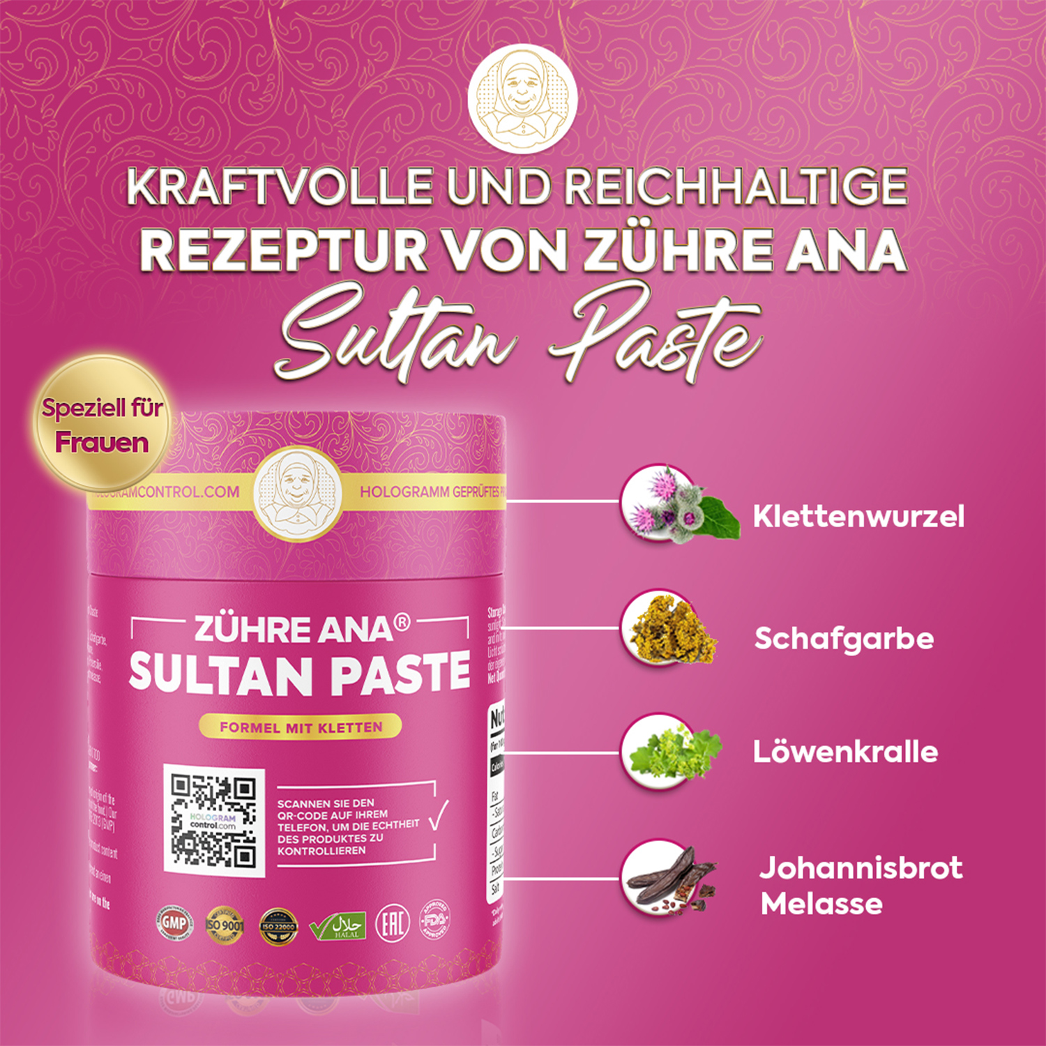 Zühre Ana Sultan Paste – Bei Menstruation, Wechseljahrsbeschwerden und Gebärmuttergesundheit - Görsel 3