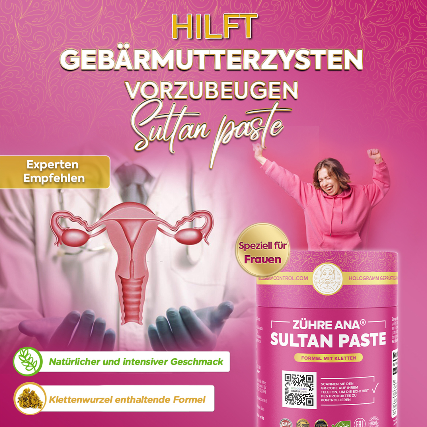 Zühre Ana Sultan Paste – Bei Menstruation, Wechseljahrsbeschwerden und Gebärmuttergesundheit - Görsel 5