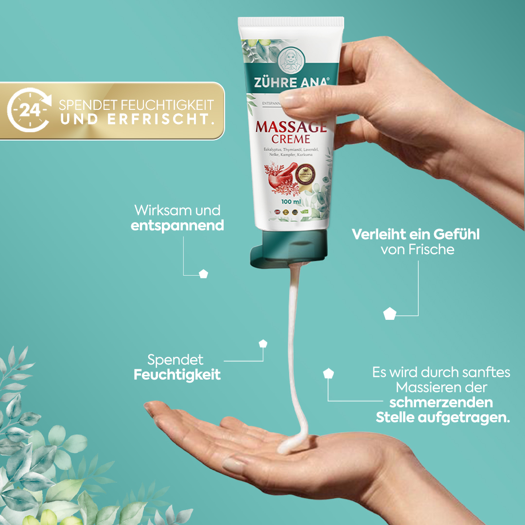 Zühre Ana Massagecreme 100 ml – Natürliche Formel bei Gelenk- und Muskelschmerzen - Görsel 3