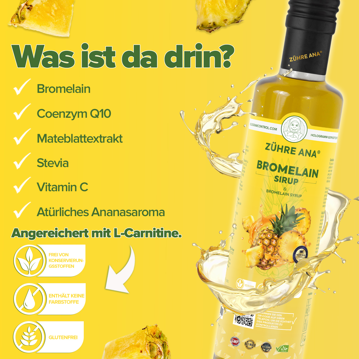 Zühre Ana Bromelainsirup–Stoffwechsel beschleunigen, Gewicht verlieren. - Görsel 3