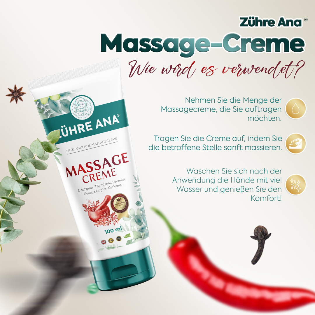 Zühre Ana Massagecreme 100 ml – Natürliche Formel bei Gelenk- und Muskelschmerzen - Görsel 5