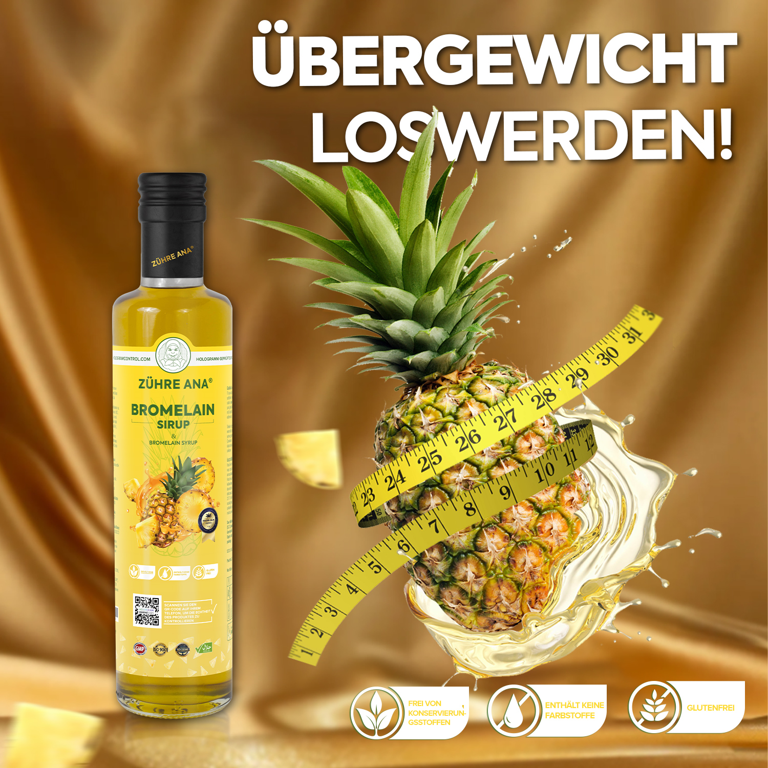 Zühre Ana Bromelainsirup–Stoffwechsel beschleunigen, Gewicht verlieren. - Görsel 7