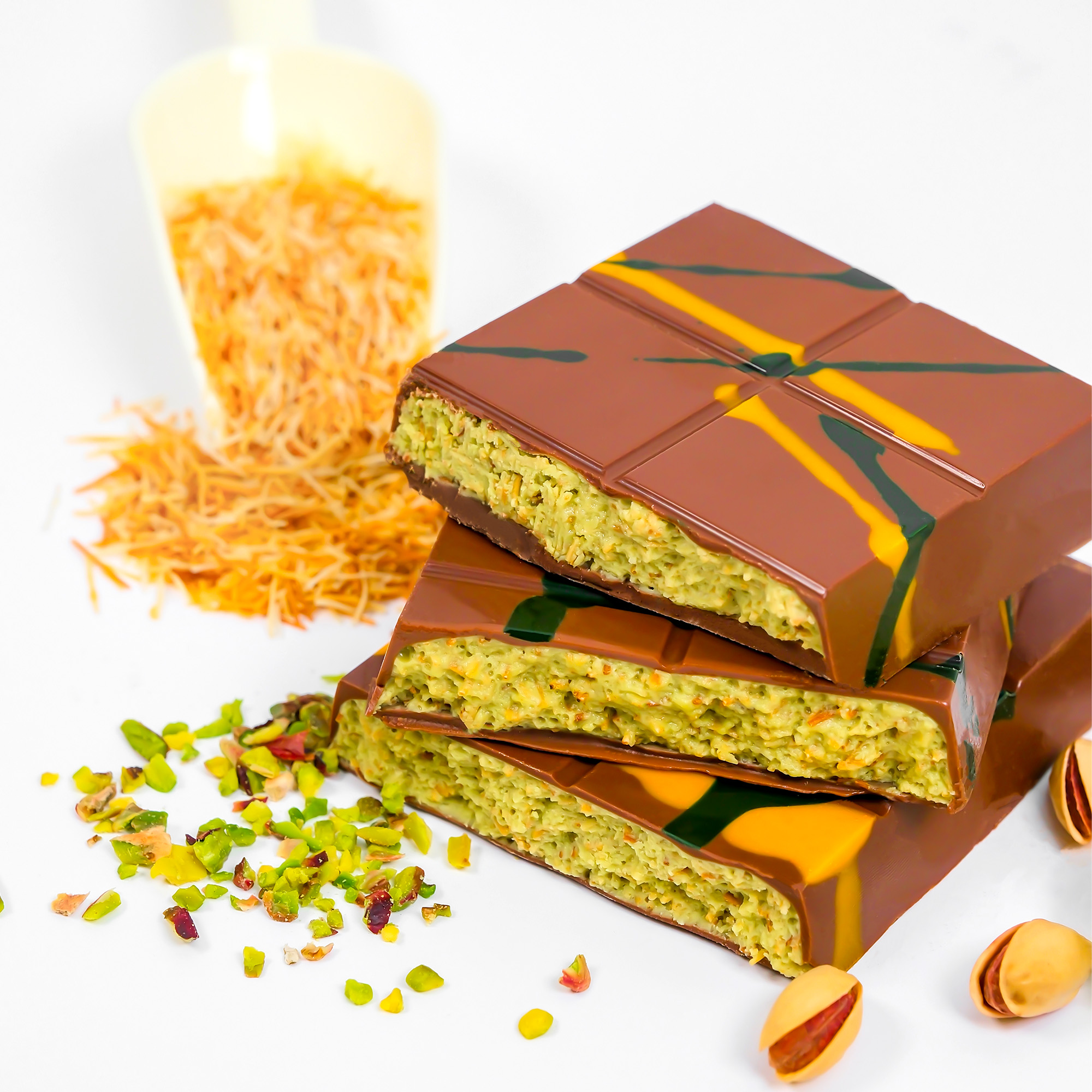 WeNatur dubai schokolade pistazie - 200g pistaziencreme dubai schokolade
