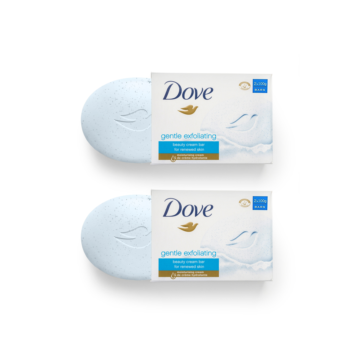 Dove Seife Gentle Peeling Soap Bar,weichmachend, feuchtigkeitsspendende Seife - Görsel 3