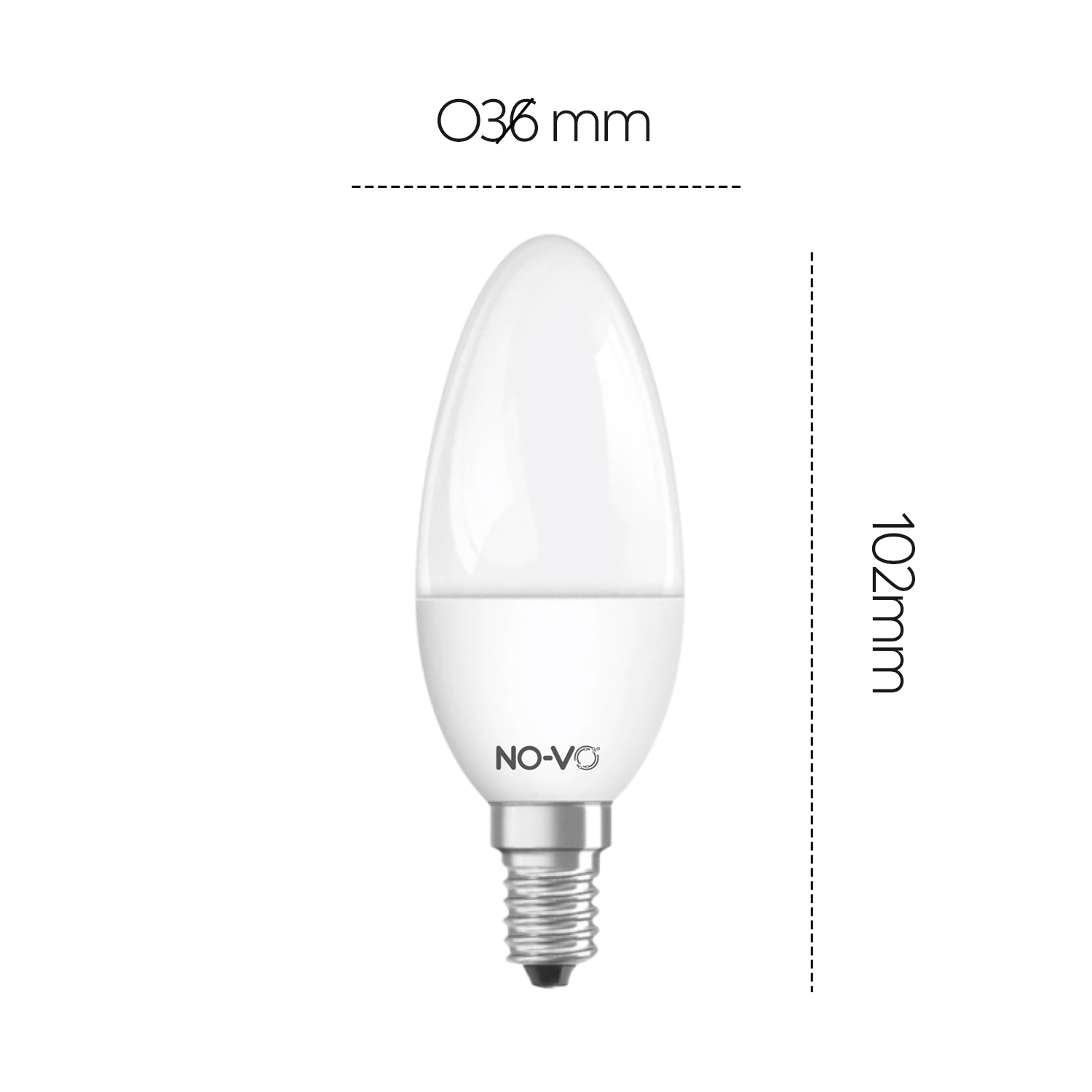 LED-Lampen E14- Kerzenform, kaltweiß (6500K), 630 Lumen, 7W = 40 - Görsel 8