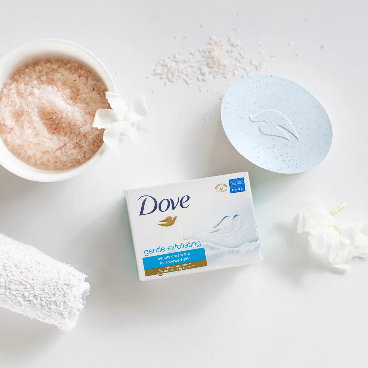 Dove Seife Gentle Peeling Soap Bar,weichmachend, feuchtigkeitsspendende Seife - Görsel 6
